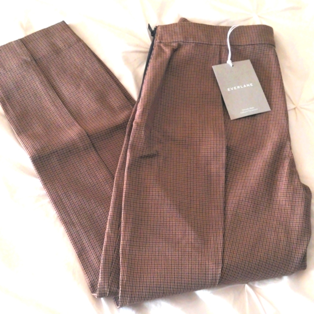 EVERLANE The Side-Zip Stretch Cotton Work Pants